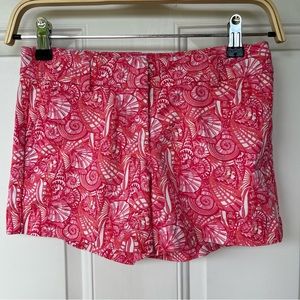 •Vineyard Vines• Girls Pink Seashell Shorts - Size 10